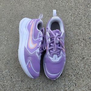 Nike Running Kids Purple and Orange Athletic Shoes Youth Girls 6Y